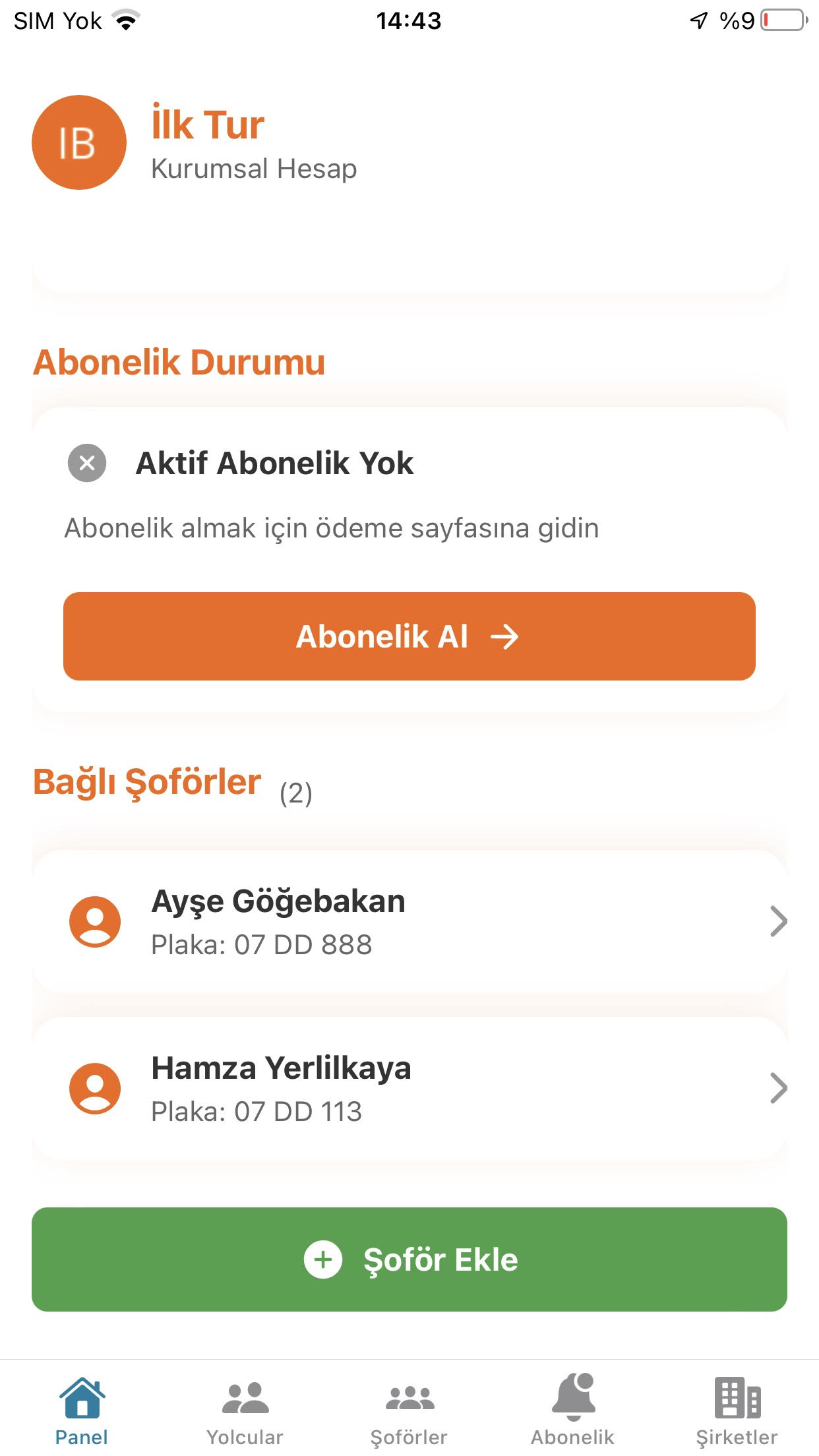 Agent paneli
